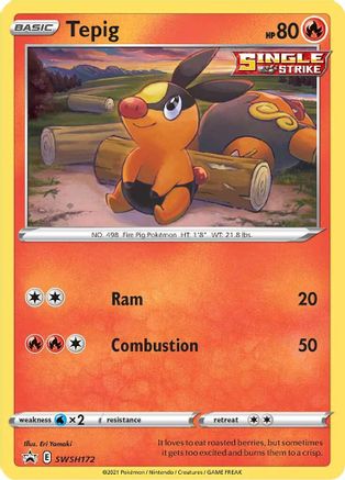 Image of Tepig (SWSH172) [Sword & Shield: Black Star Promos]