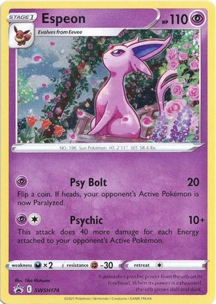 Image of Espeon (SWSH174) [Sword & Shield: Black Star Promos]