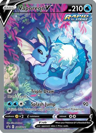 Image of Vaporeon V (SWSH181) [Sword & Shield: Black Star Promos]