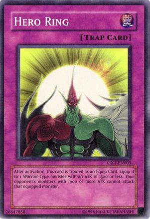 Image of Hero Ring [GX1-EN003] Super Rare