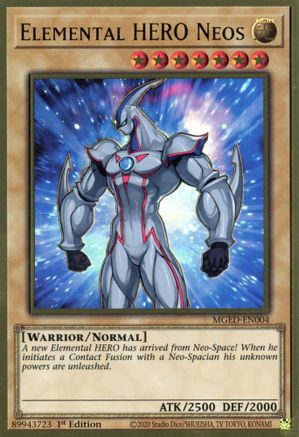 Image of Elemental HERO Neos [MGED-EN004] Gold Rare
