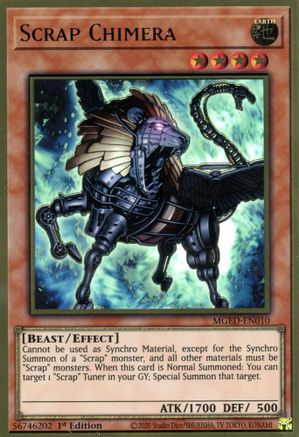 Image of Scrap Chimera [MGED-EN010] Gold Rare
