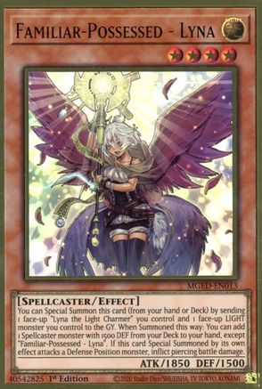 Image of Familiar-Possessed - Lyna (Alternate Art) [MGED-EN013] Gold Rare