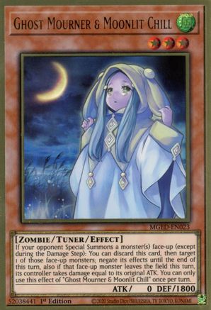 Image of Ghost Mourner & Moonlit Chill [MGED-EN023] Gold Rare
