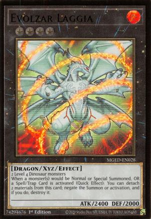 Image of Evolzar Laggia [MGED-EN028] Gold Rare