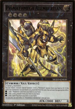Image of Primathmech Alembertian [MGED-EN030] Gold Rare