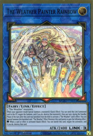 Image of The Weather Painter Rainbow [MGED-EN033] Gold Rare