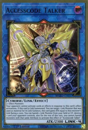Image of Accesscode Talker [MGED-EN037] Gold Rare