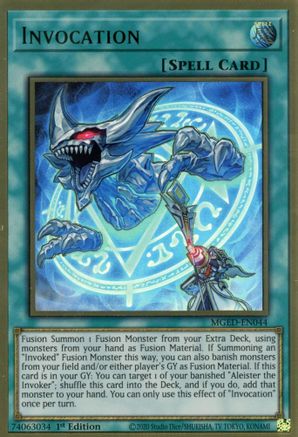 Image of Invocation [MGED-EN044] Gold Rare