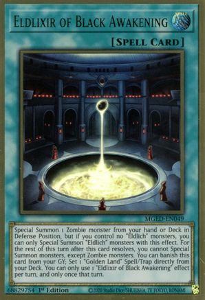 Image of Eldlixir of Black Awakening [MGED-EN049] Gold Rare