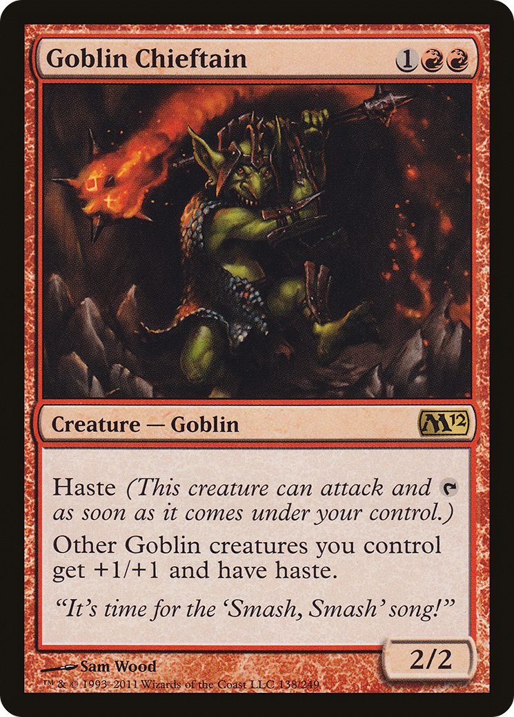 Image of Goblin Chieftain [Magic 2012]
