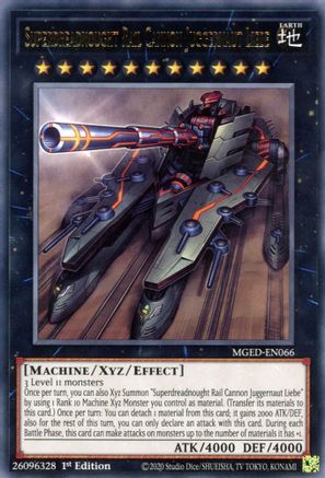 Image of Superdreadnought Rail Cannon Juggernaut Liebe [MGED-EN066] Rare