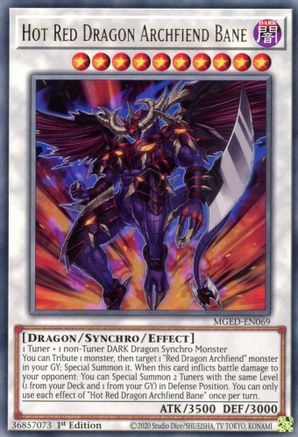 Image of Hot Red Dragon Archfiend Bane [MGED-EN069] Rare