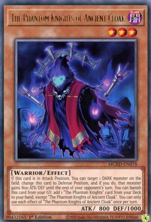 Image of The Phantom Knights of Ancient Cloak [MGED-EN078] Rare