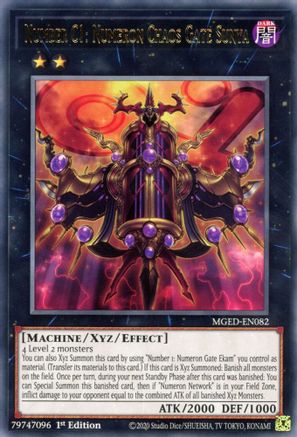 Image of Number C1: Numeron Chaos Gate Sunya [MGED-EN082] Rare
