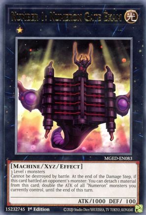Image of Number 1: Numeron Gate Ekam [MGED-EN083] Rare