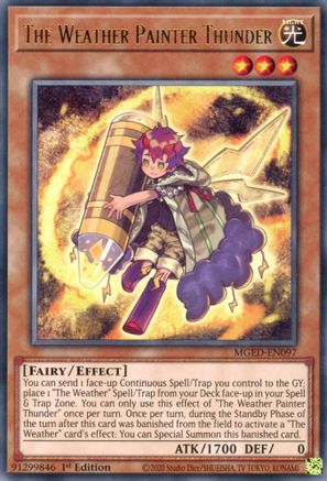 Image of The Weather Painter Thunder [MGED-EN097] Rare