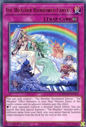 Image of The Weather Rainbowed Canvas [MGED-EN101] Rare