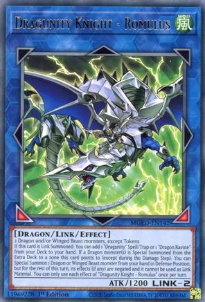 Image of Dragunity Knight - Romulus [MGED-EN142] Rare