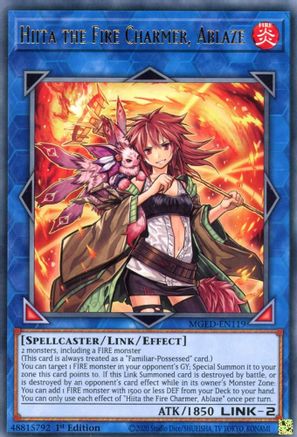 Image of Hiita the Fire Charmer, Ablaze [MGED-EN119] Rare