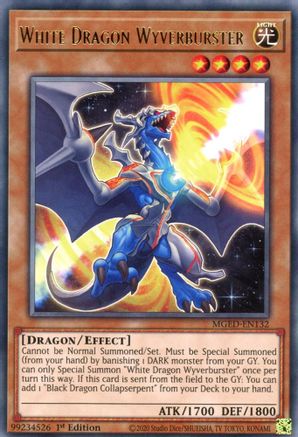 Image of White Dragon Wyverburster [MGED-EN132] Rare