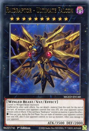 Image of Raidraptor - Ultimate Falcon [MGED-EN140] Rare