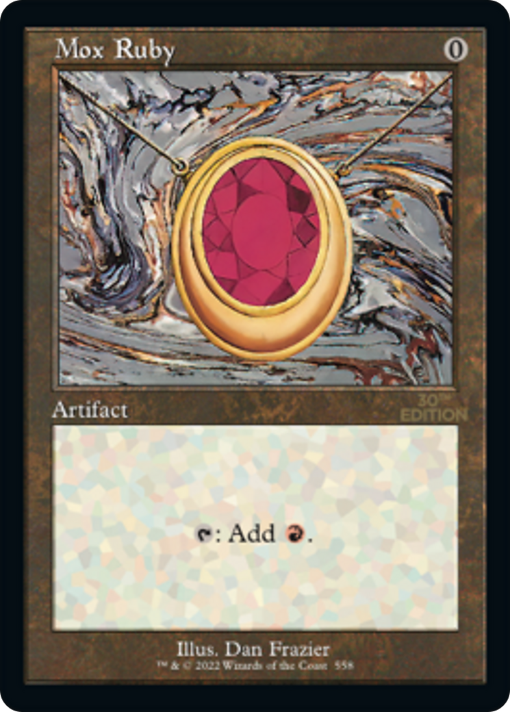Image of Mox Ruby (Retro) [30th Anniversary Edition]
