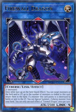 Image of Firewall Dragon (Alternate Art - Purple) [MGED-EN141] Rare