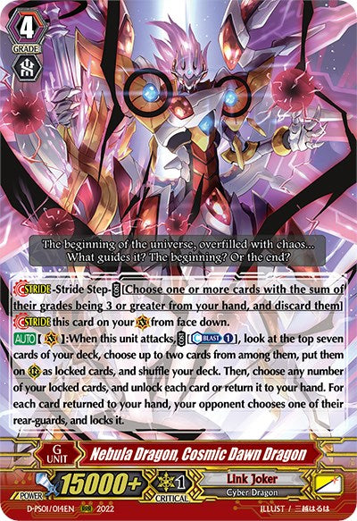 Image of Nebula Dragon, Cosmic Dawn Dragon (D-PS01/014EN) [P Clan Collection 2022]