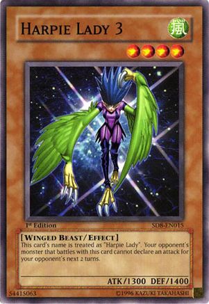 Image of Harpie Lady 3 [SD8-EN015] Common