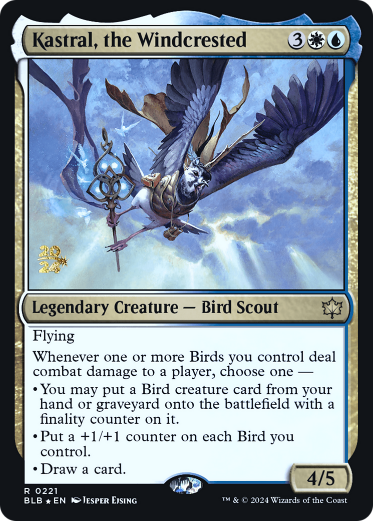 Image of Kastral, the Windcrested [Bloomburrow Prerelease Promos]