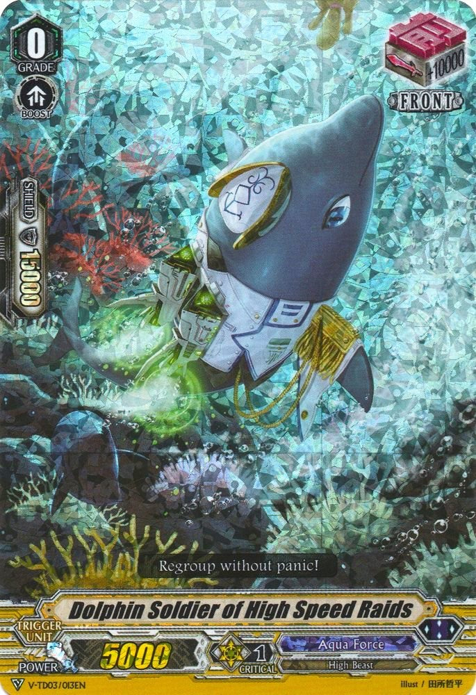 Image of Dolphin Soldier of Higheed Raids (Parallel Foil) (V-TD03/013EN) [Leon Soryu]