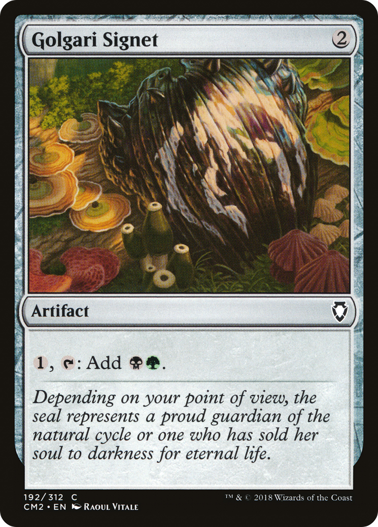 Image of Golgari Signet (192/312) [Commander Anthology Volume II]