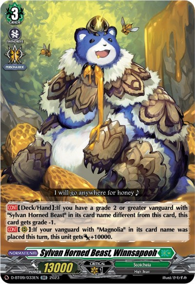 Image of Sylvan Horned Beast, Winnsapooh (D-BT09/033EN) [Dragontree Invasion]