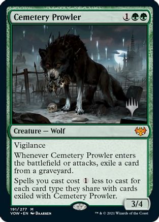 Image of Cemetery Prowler (Promo Pack) [Aetherdrift Promos]