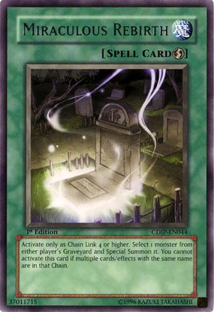Image of Miraculous Rebirth [CDIP-EN044] Rare