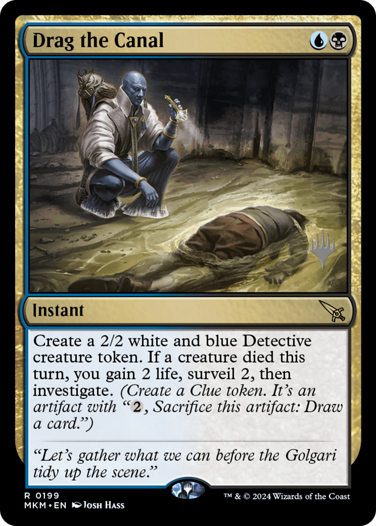 Image of Drag the Canal (Promo Pack) [Murders at Karlov Manor Promos]