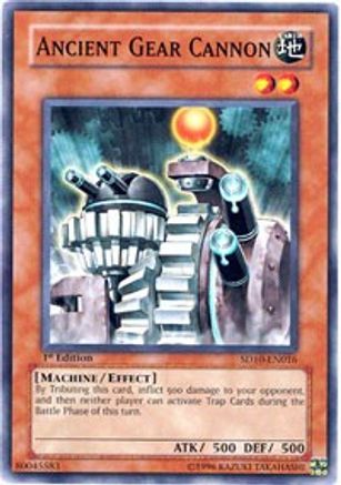 Image of Ancient Gear Cannon [SD10-EN016] Common