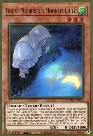 Image of Ghost Mourner & Moonlit Chill (Alternate Art) [MGED-EN023] Gold Rare