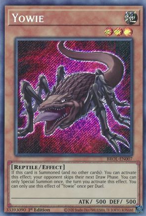 Image of Yowie [BROL-EN007] Secret Rare