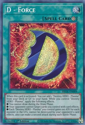 Image of D - Force [BROL-EN009] Secret Rare