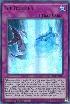 Image of Ice Barrier [BROL-EN013] Ultra Rare