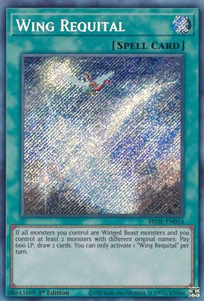 Image of Wing Requital [BROL-EN016] Secret Rare