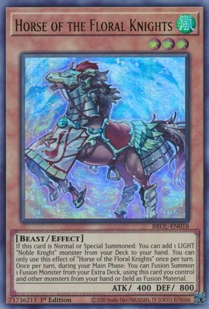 Image of Horse of the Floral Knights [BROL-EN018] Ultra Rare