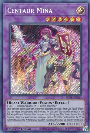 Image of Centaur Mina [BROL-EN020] Secret Rare
