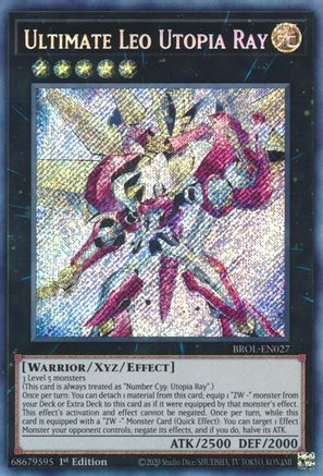 Image of Ultimate Leo Utopia Ray [BROL-EN027] Secret Rare