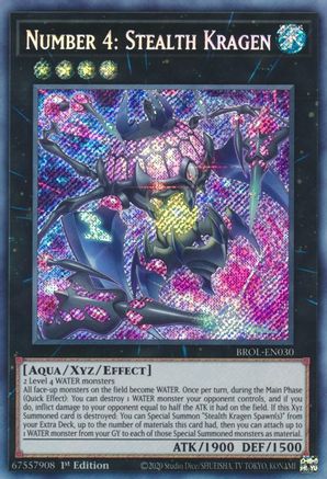 Image of Number 4: Stealth Kragen [BROL-EN030] Secret Rare
