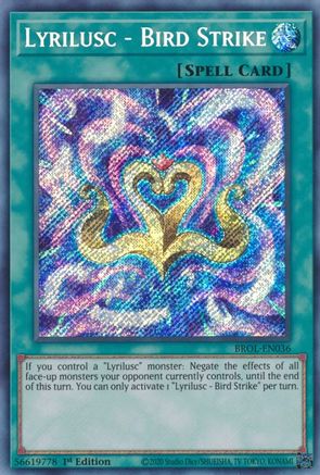 Image of Lyrilusc - Bird Strike [BROL-EN036] Secret Rare