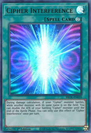 Image of Cipher Interference [BROL-EN039] Ultra Rare