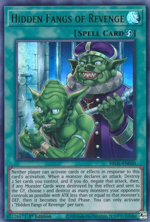 Image of Hidden Fangs of Revenge [BROL-EN050] Ultra Rare